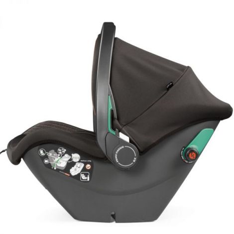 Scaun Auto, Peg Perego, i-size Primoviaggio SLK, 0-13 kg, 500, Negru Gri - poza 5
