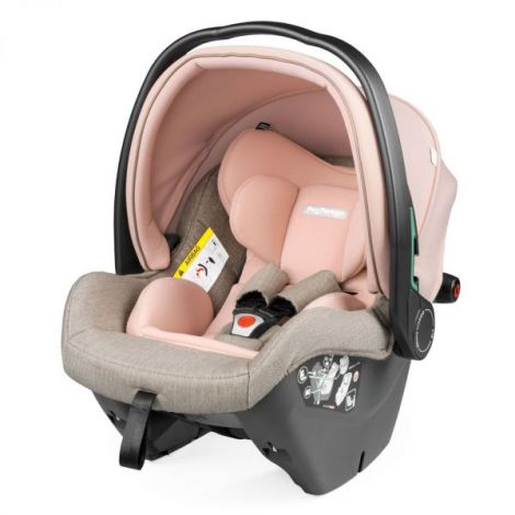 Scaun Auto Peg Perego i-size Primoviaggio SLK, 40 - 87 cm, 0-13 kg, Mon Amour, Bej Roz - poza 1