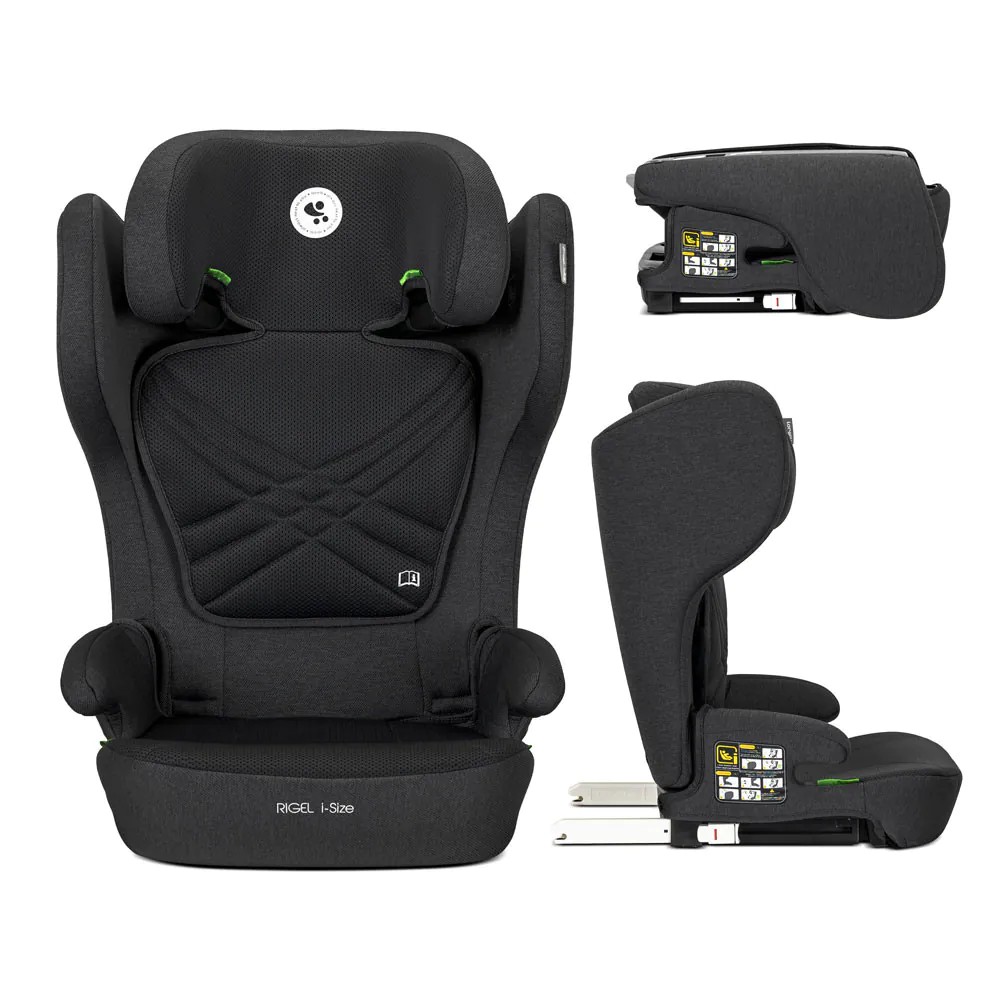 Scaun auto pliabil Lorelli Premium i-Size Rigel Isofix (100-150 cm) Negru - poza 3
