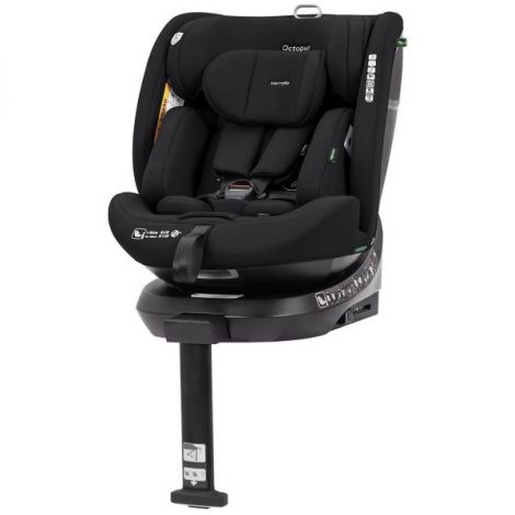Scaun auto rotativ 360° SPS Carrello OCTOPUS i-SIZE 40-150 cm ISOFIX Midnight Black - poza 1