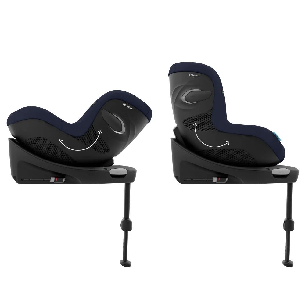 Scaun auto rotativ Cybex Gold Sirona Gi i-Size Plus Ocean Blue 61-105 cm - poza 4