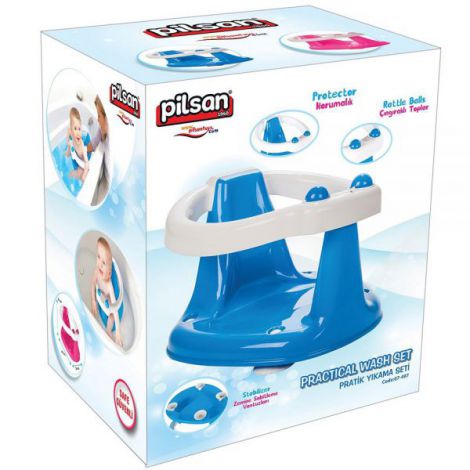 Scaun de baie Pilsan Practical Bath Set blue - poza 2