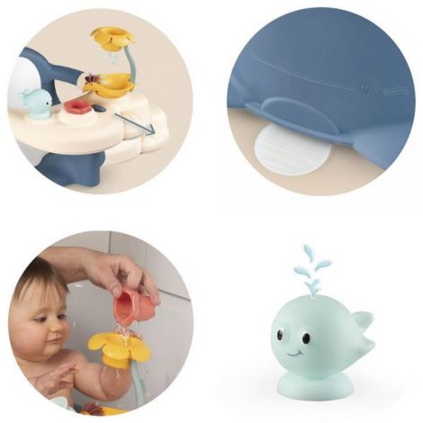 Scaun de baie Smoby Baby Bath Time albastru - poza 3