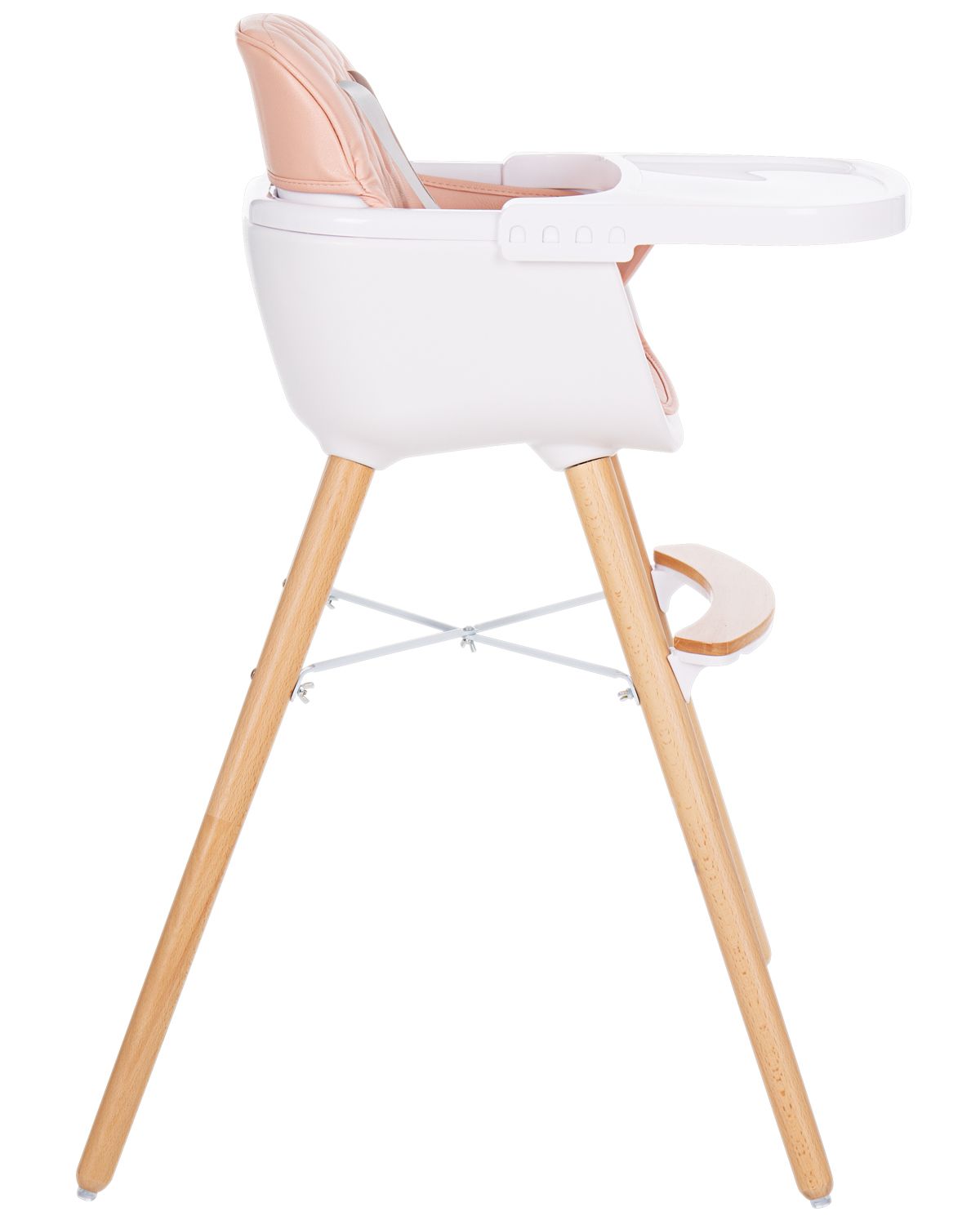 Scaun de masa 2 in 1 Kikka Woody 2020 Pink - poza 3