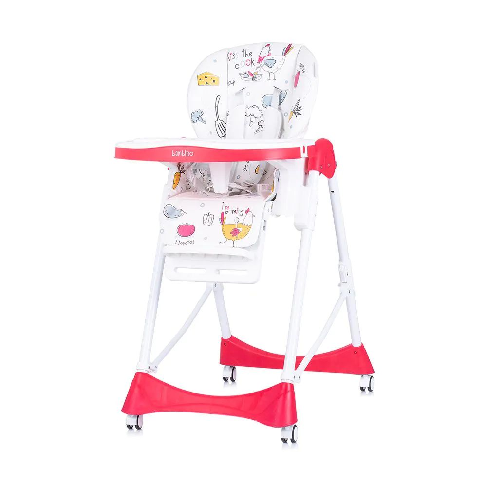 Scaun de masa 3 in 1 Chipolino Bambino 2023 Poppy - poza 1