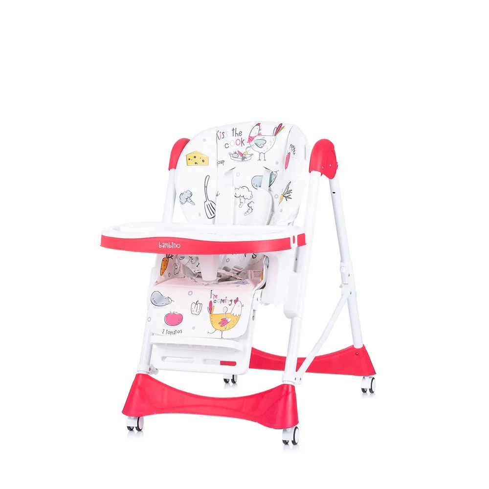Scaun de masa 3 in 1 Chipolino Bambino 2023 Poppy - poza 3