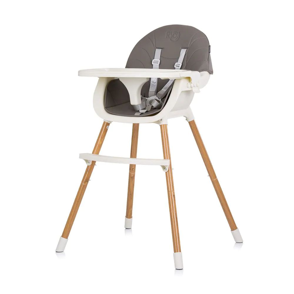 Scaun de masa 3 in 1 Chipolino Rio 2023 Graphite