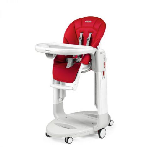 Scaun de masa 3 in 1 Peg Perego Tatamia Follow Me, 0-15 Kg, Fragola, Visiniu - poza 1