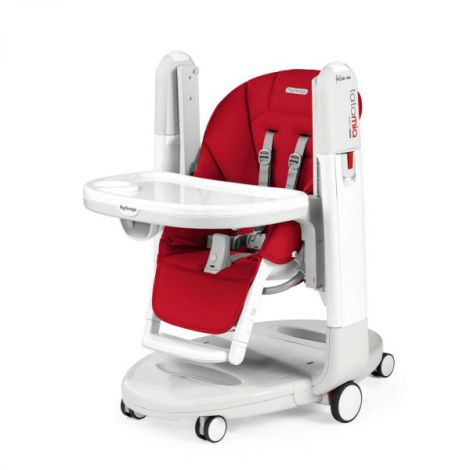 Scaun de masa 3 in 1 Peg Perego Tatamia Follow Me, 0-15 Kg, Fragola, Visiniu - poza 2