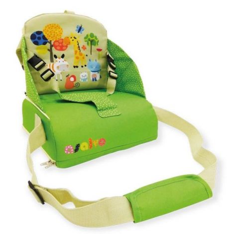 Scaun de masa booster portabil Asalvo GO ANYWHERE jungle - poza 1