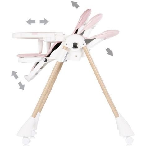 Scaun de masa Chipolino Candy Shop powder pink - poza 4