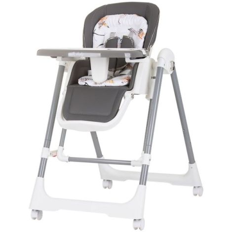 Scaun de masa Chipolino Milk Shake 2 in 1 ash grey - poza 1