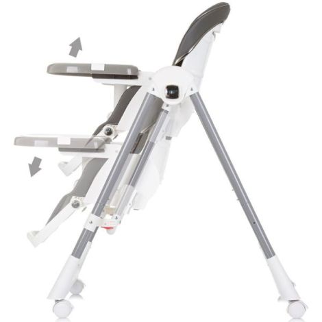 Scaun de masa Chipolino Milk Shake 2 in 1 ash grey - poza 5