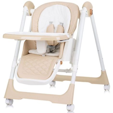 Scaun de masa Chipolino Milk Shake 2 in 1 beige - poza 2