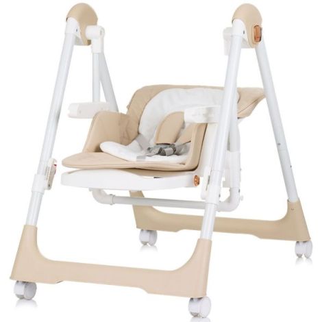 Scaun de masa Chipolino Milk Shake 2 in 1 beige - poza 3