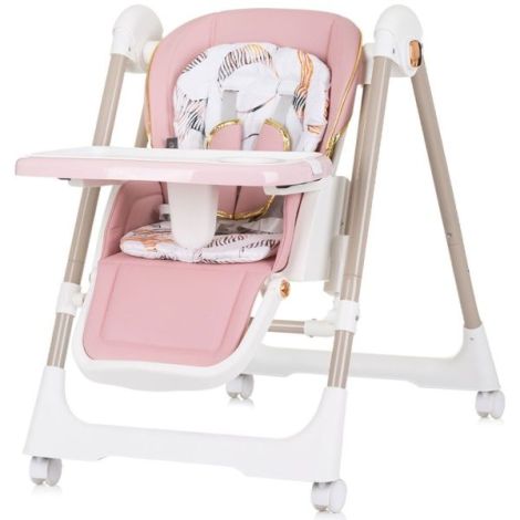 Scaun de masa Chipolino Milk Shake 2 in 1 flamingo - poza 2