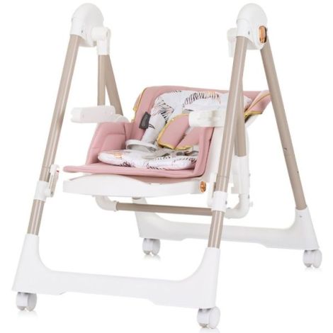 Scaun de masa Chipolino Milk Shake 2 in 1 flamingo - poza 3