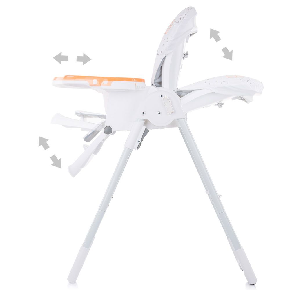 Scaun de masa Chipolino Sweety 2021 Tangerine - poza 4