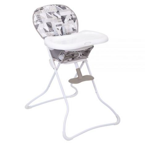 Scaun de masa Graco Snack N Stow Patchwork Grey - poza 1