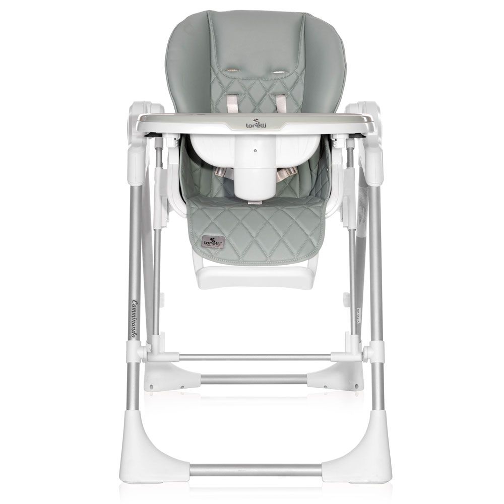 Scaun de masa Lorelli Camminando 2021 Gri-Verde Eco Leather - poza 3
