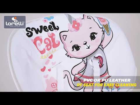 Scaun de masa Lorelli Dulce 2023 White Teddy Bear - poza 2