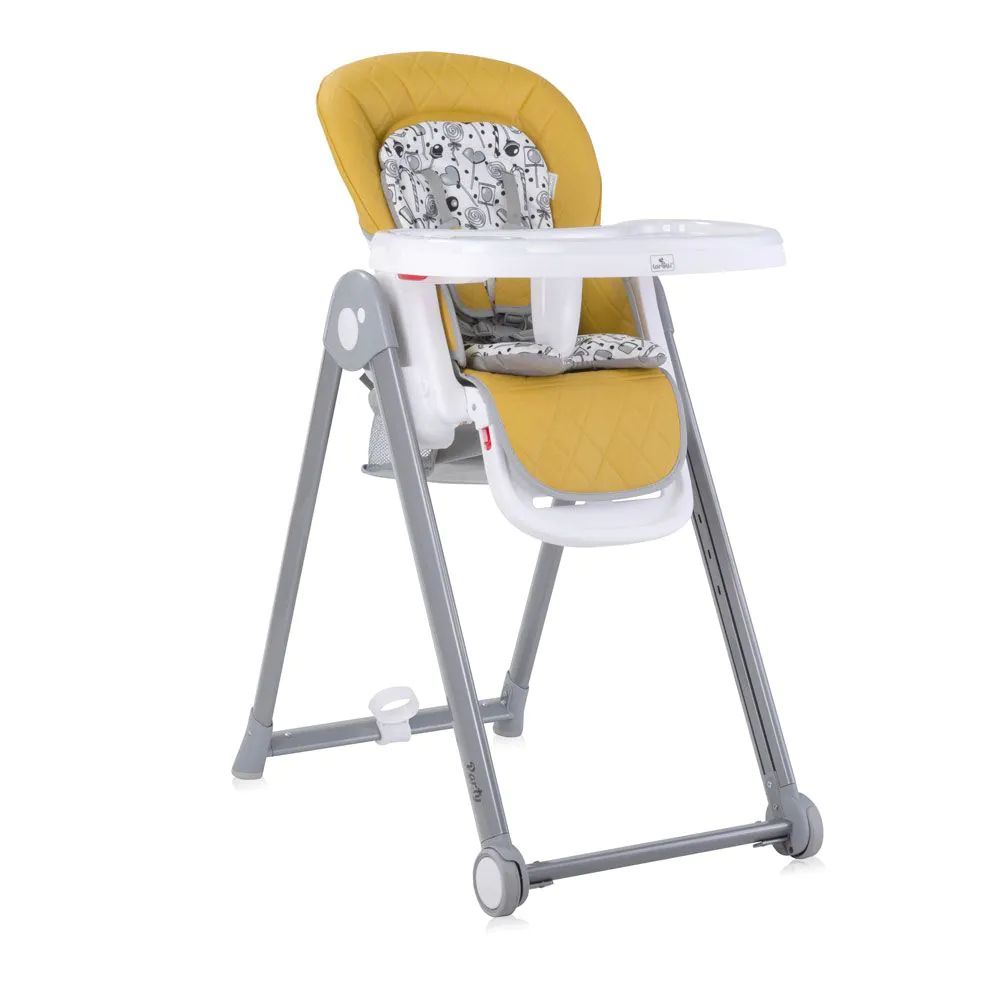 Scaun de masa Lorelli Party 2023 Lemon Curry Leather - poza 1