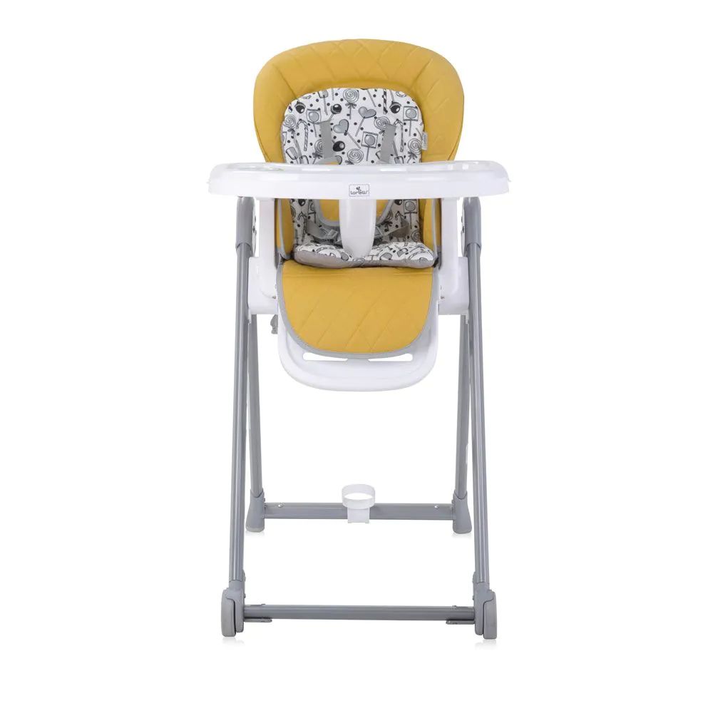 Scaun de masa Lorelli Party 2023 Lemon Curry Leather - poza 3