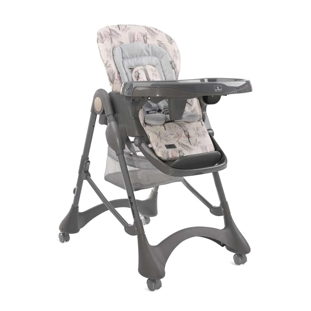 Scaun de masa Lorelli Premium Bellissimo 2025 Grey Parrots - poza 1