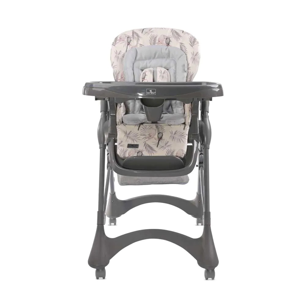 Scaun de masa Lorelli Premium Bellissimo 2025 Grey Parrots - poza 2