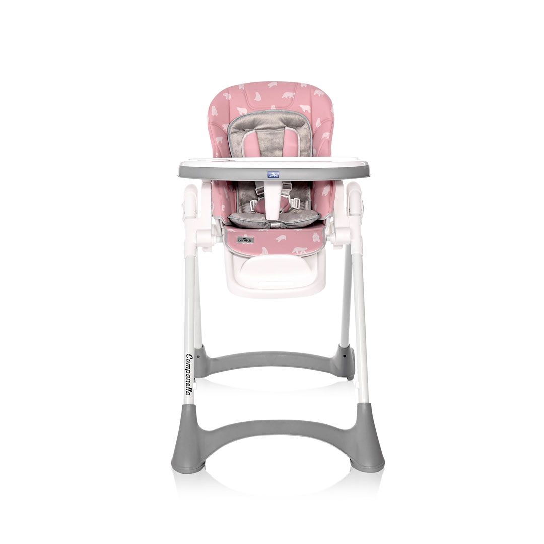 Scaun de masa Lorelli Premium Campanella 2021 Pink Bears - poza 3