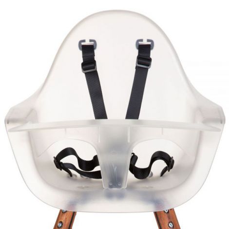 Scaun de masa reglabil in inaltime Childhome Evolu 2 Natural inchis Alb transparent - poza 4