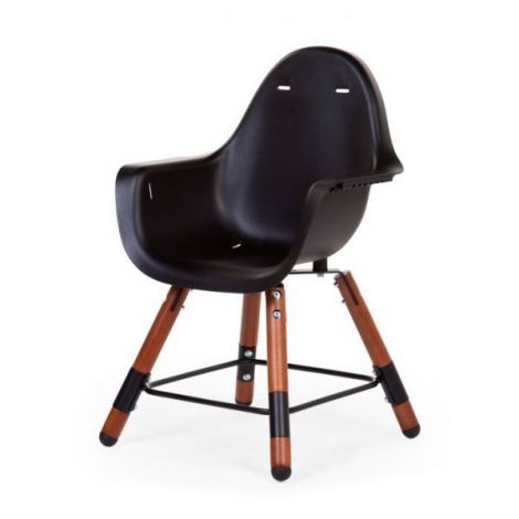 Scaun de masa reglabil in inaltime Childhome Evolu 2 Nuc Negru - poza 2