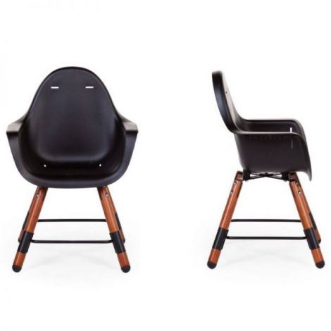Scaun de masa reglabil in inaltime Childhome Evolu 2 Nuc Negru - poza 4