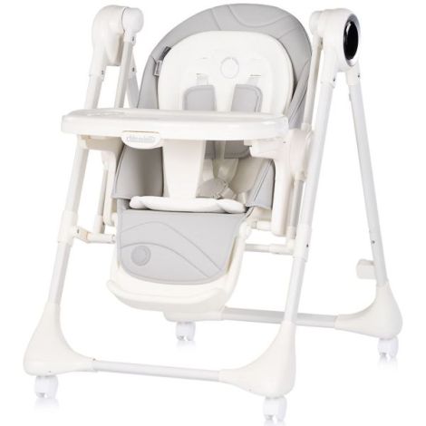 Scaun de masa si leagan electric Chipolino Master Class 2 in 1 cashmere - poza 1