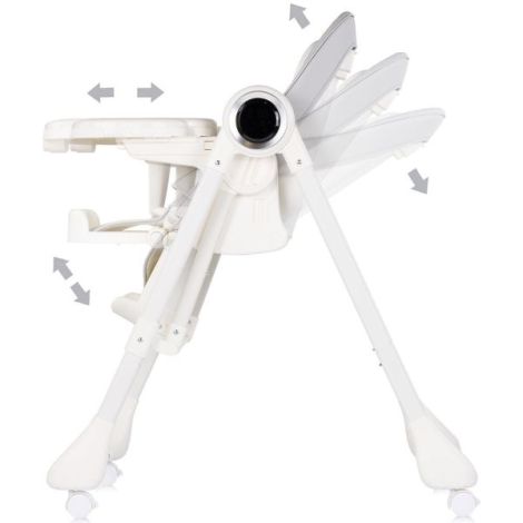 Scaun de masa si leagan electric Chipolino Master Class 2 in 1 cashmere - poza 5