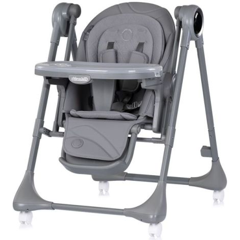 Scaun de masa si leagan electric Chipolino Master Class 2 in 1 charcoal - poza 1