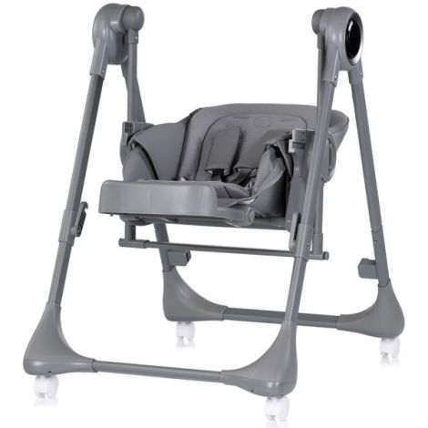 Scaun de masa si leagan electric Chipolino Master Class 2 in 1 charcoal - poza 2