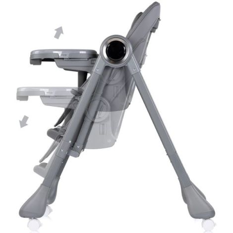 Scaun de masa si leagan electric Chipolino Master Class 2 in 1 charcoal - poza 4