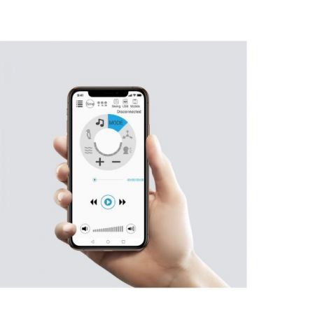 Scaun de masa si leagan electric controlabil prin aplicatie pe mobil Carrello CASCATA (CRL-10303 1) Ash Grey - poza 4