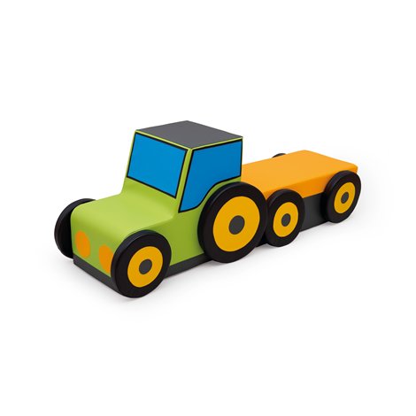 Scaun din spuma Remorca pentru Tractor, 48x80x30 cm, gradinita - poza 2