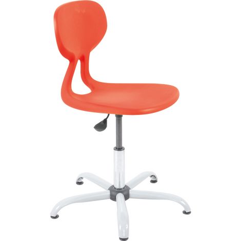 Scaun ergonomic Colores rotativ, fix, rosu - poza 1