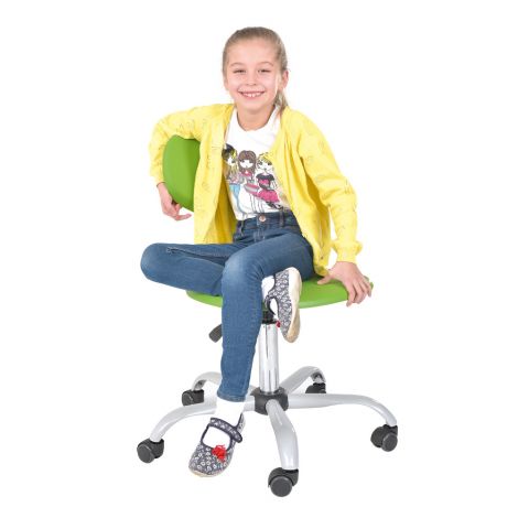 Scaun ergonomic Colores rotativ, fix, rosu - poza 3