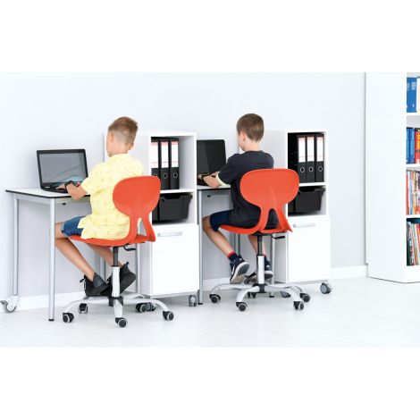 Scaun ergonomic Colores rotativ, fix, verde - poza 2