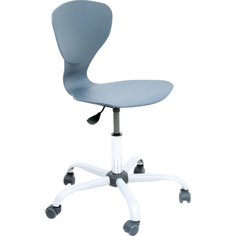 Scaun ergonomic rotativ mobil Flexi gri, respecta normativele scolare PN-EN 17291 si 2 din 2016 - poza 1