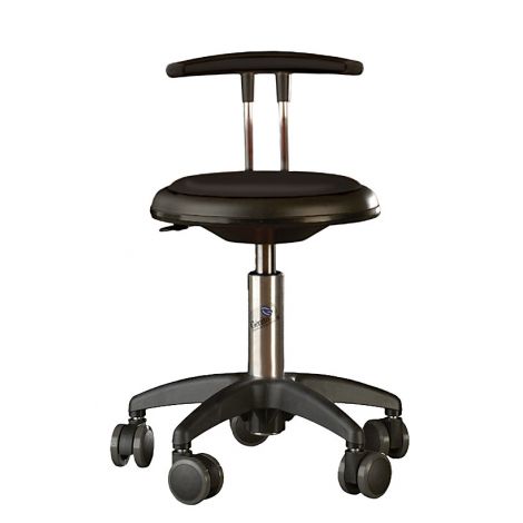 Scaun GNT functional si confortabil, potrivit pentru institutii, scoli, birouri, reglabil 38-48 cm, negru - poza 1