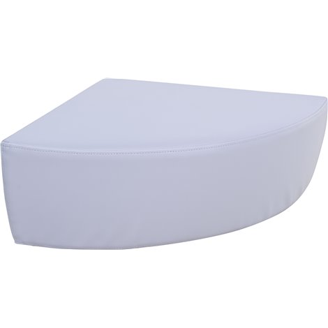 Scaun mic gri de colt din spuma, masura 0, 44,5 x 44,5 cm, 20 cm inaltime sezut, cresa si gradinita - poza 2