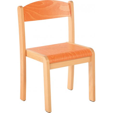 Scaun portocaliu marime 2 cu protectie fetru