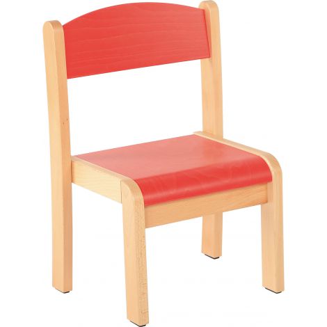 Scaun rosu marime 4 cu protectie fetru
