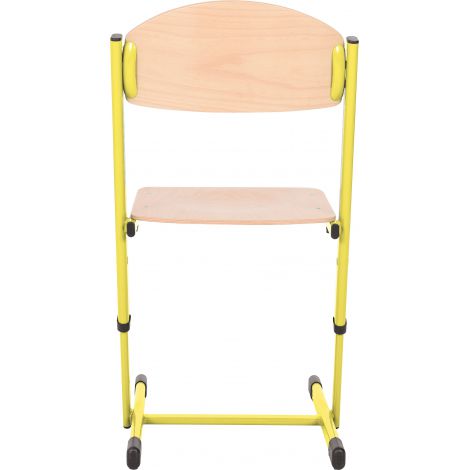 Scaun scolar ranforsat ajustabil - galben marimea 3-4 - poza 3