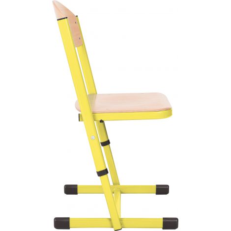 Scaun scolar ranforsat ajustabil - galben marimea 5-6 - poza 2